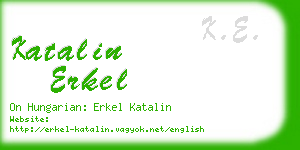 katalin erkel business card